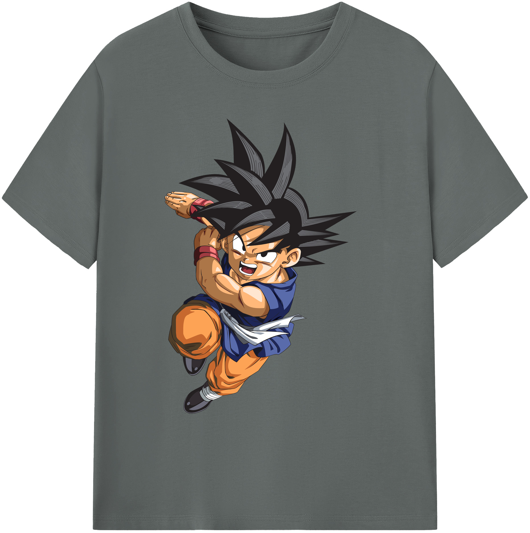 （画像用） ドラゴンボール 孫悟空（そん ごくう）Son Goku カカロット DRAGON BALL Kakarotto 綿100％ メンズ半袖Tシャツ｜肌触りやわらか＆通気性